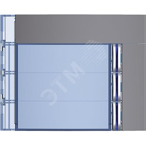 Панель лицевая модуля доп.кнопок вызова (3-4), 3 кнопки, цвет allstreet