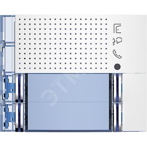 Лицевая панель звукового модуля + 4 кнопки вызова, цвет allwhite