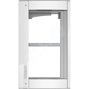 Суппорт с рамкой, 2 модуля, цвет allwhite - Legrand