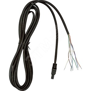 Кабель с разъемом, длина 2 м, цвет черный