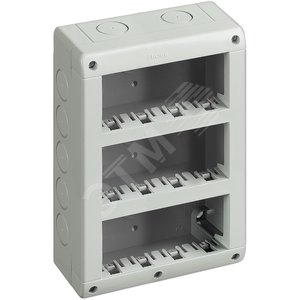 Защищенный корпус IP40 4+4+4 модуля вертикальный - Legrand
