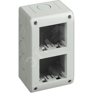 Защищенный корпус IP40, 2+2 модуля вертикальный - Legrand
