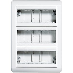 Коробка настенная с суппортом и декоративной накладкой 173х247х65 Light Tech (150418BA) - BTicino