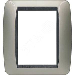 Накладка 3+3 модуля, Светлый Титан - Legrand