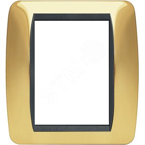 Накладка 3+3 модуля, Натуральное Золото