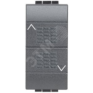 Кнопка 10А, двойная с блокировкой, 1P-NО + 1P-NО - Legrand