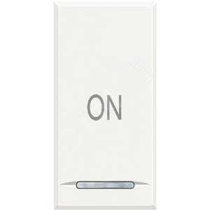 Axolute Клавиши с символами для системы автоматизации для 1 функции - 1 модуль, ON, цвет белый