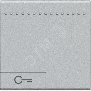 LivingLight Клавиша Ключ 2 модуля алюминий