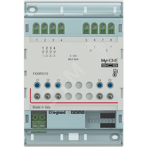 Актуатор DIN 3к + 2x0-10V bus - Legrand