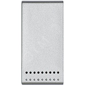 LivingLight Кнопка (NO), 10А, 2P с независимыми контактами, цвет алюминий - Legrand