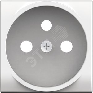 LivingLight Накладка для розетки 2К+З французский стандарт белый - Legrand