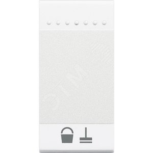 LivingLight Клавиша Уберите комнату, размер 1 модуль, цвет белый - Legrand