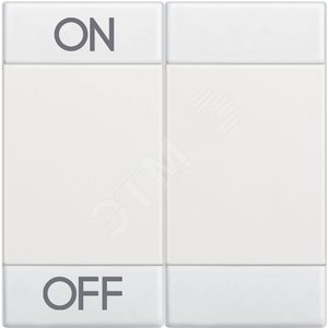 LL Клавиша ON OFF 2 модуля белый - BTicino