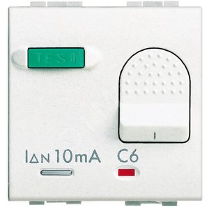 2х полюсный дифференциальный автоматический выключатель 16А 230В 2 модуля