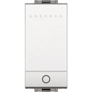 LivingLight Кнопка (NO) с символом Лампа , 1 модуль, цвет белый - Legrand