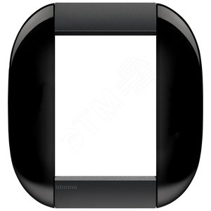 LivingLight Рамка овальная 3+3 модуля Дымчатый - BTicino