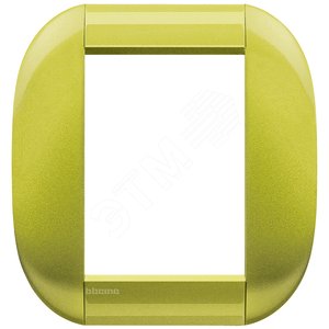 LivingLight Рамка овальная 3+3 модуля Лимон (LNB4826CT) - BTicino