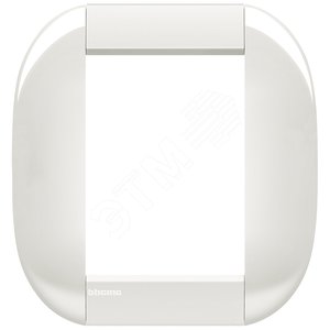 LivingLight Рамка овальная 3+3 модуля Белый - BTicino