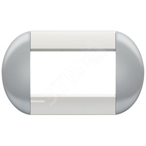 LivingLight Рамка овальная 4 поста Небесный - BTicino