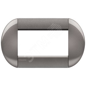 LivingLight Рамка овальная 4 поста Коралловый - BTicino