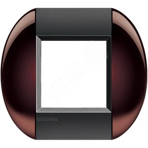 LivingLight Рамка овальная 1 пост Бордовый - BTicino