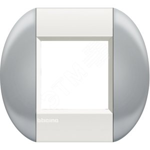 LivingLight Рамка овальная 1 пост Небесный - BTicino