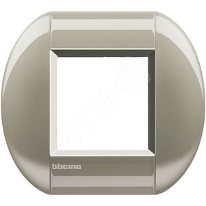 LivingLight Рамка овальная 1 пост Титан (LNB4802TC) - BTicino