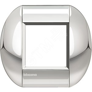 LivingLight Рамка овальная 1 пост Хром (LNB4802CR) - BTicino
