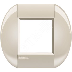 LivingLight Рамка овальная 1 пост Кремовый (LNB4802CL) - BTicino