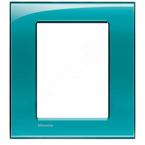 LivingLight Рамка прямоугольная, 3+3 модуля, цвет Зеленый - Legrand