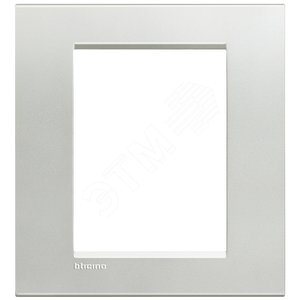 LivingLight Рамка прямоугольная, 3+3 модуля, цвет Серебро - Legrand