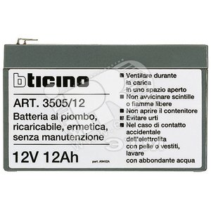 Батарея 12А 12В для внешней сирены 4072L - BTicino