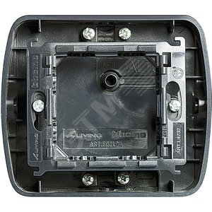Низкопрофильная монтажная коробка, 2 модуля с накладкой для серии Living - Legrand