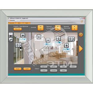 Axolute Панель PC встраиваемая TOUCH SCREEN монитор 15 поставляется с монтажной коробкой F215/24S (H4687) - BTicino