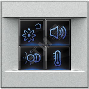 My Home Axolute Локальный дисплей 1,2 дюйма, цвет алюминий