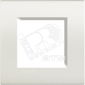 LivingLight Рамка прямоугольная 1 пост Белый - Legrand