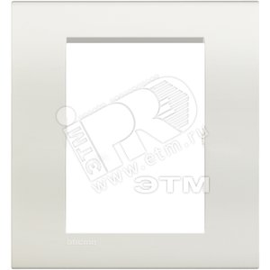 LivingLight Рамка прямоугольная 3+3 модуля Белый (LNA4826BI)