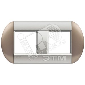 LivingLight Рамка овальная, 2 поста, цвет Бронзовый - Legrand