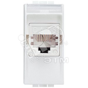 Розетка компьютерная RJ45 категория 5 UTP (N4261AT5) - BTicino