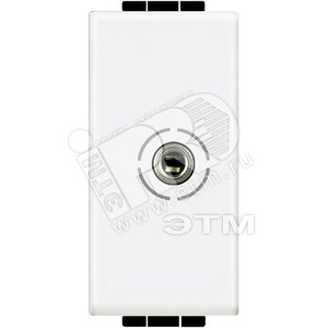 LivingLight Разъем Аудио Jack 3,5 цвет белый - Legrand