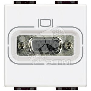 LivingLight Разъем HD15 белый (N4282) - BTicino