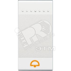 LivingLight Клавиша Звонок 1 модуль белый (N4915DN) - Legrand
