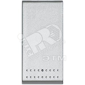 LivingLight Кнопка 10А, 1P-NC, цвет алюминий - Legrand