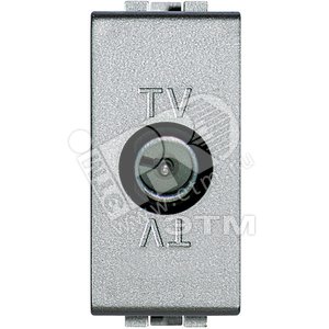 Розетка TV экранированная оконечная 1 модуль папа - BTicino