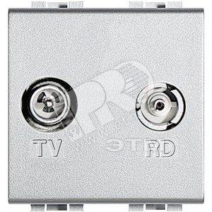 Розетка для TV тройная коаксиальная оконечная - BTicino