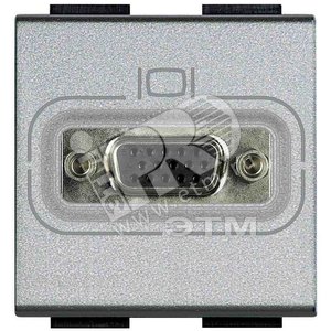 LivingLight Разъем HD15 алюминий (NT4282) - BTicino