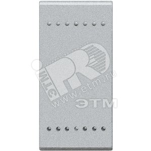 LivingLight Клавиша без символа 1 модуль алюминий (NT4915N)