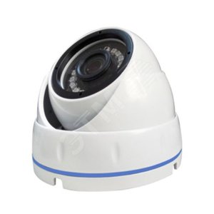 Видеокамера IP купольная антивандальная 2.4Mp 3.6мм ИК подсветка 20м (SR-IS25F36IRLSD) - SarmaTT