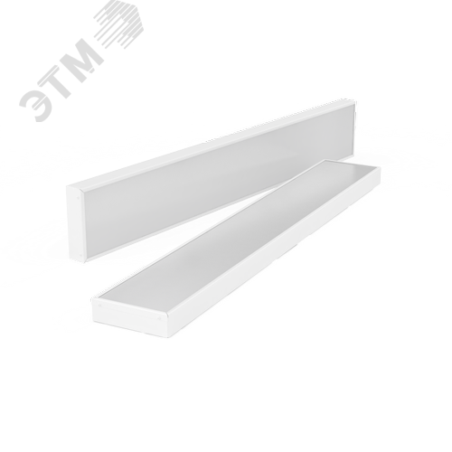 Светильник светодиодный VARTON E270 2.0 для образовательных учреждений 42 ВТ CRI90 4000 K встраиваемый/накладной 1195х180х50 мм IP40 с опаловым рассеивателем диммируемый по протоколу DALI 2