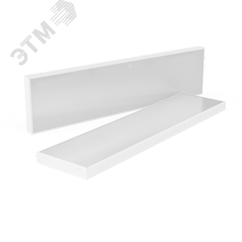 Светильник светодиодный VARTON E350 2.0 для образовательных учреждений 42 ВТ CRI90 4000 K встраиваемый/накладной 1195х295х50 мм IP40 с опаловым рассеивателем 2